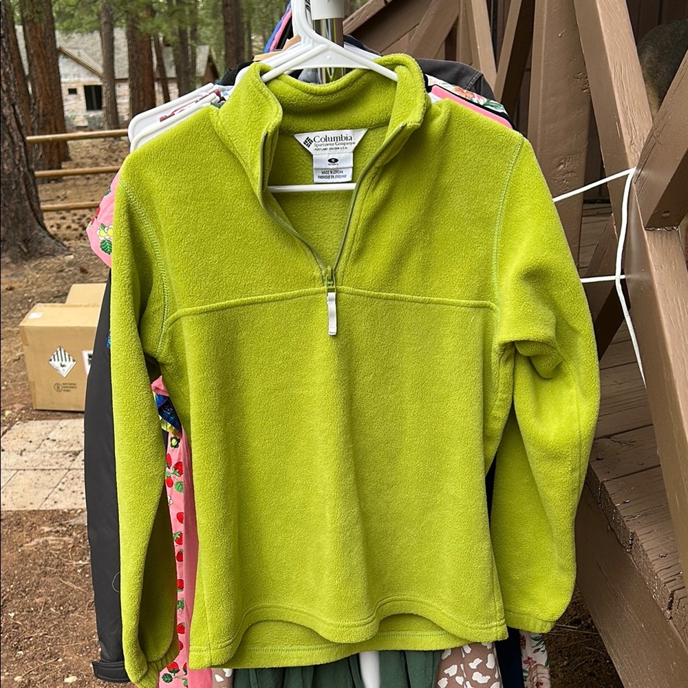 Columbia Green Fleece Sweater